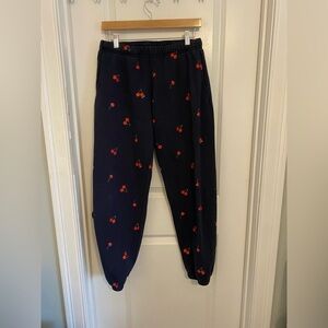 STARFIT Mon Cheri Cherry All Over Print Joggers